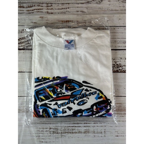 NEW VTG VALVOLINE PERFORMANCE TEAM MARK MARTIN #6 T SHIRT XL NASCAR 90s ROUSCH - Picture 2 of 4